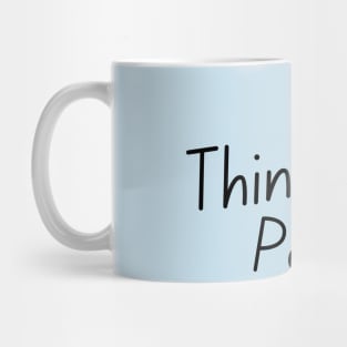 Think Positive T-Shirt Mug